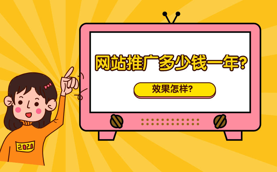 <b>网站推广多少钱一年？效果怎样？</b>