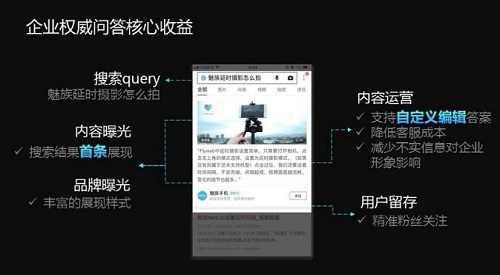 熊掌号企业权威问答的概念