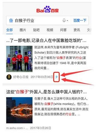 百度搜索引擎闪电算法内容解析