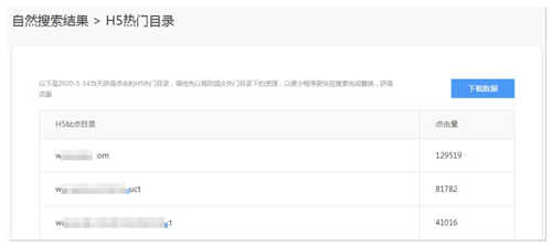 H5热门目录