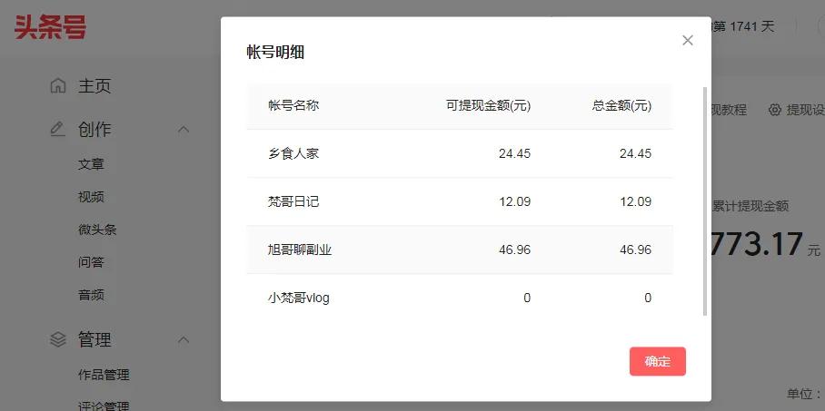 自媒体赚钱到底靠谱吗？每天收益几分钱还能坚持下去吗？