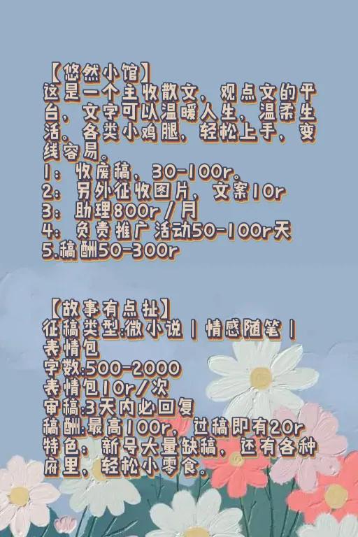 投稿平台分享