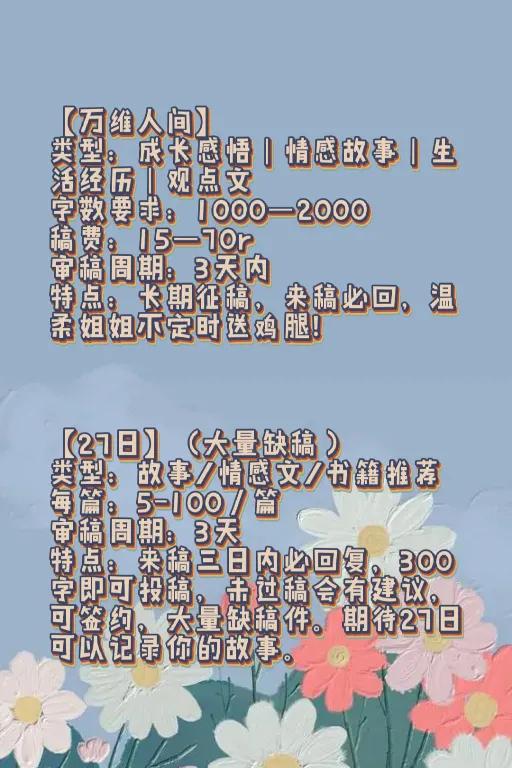 投稿平台分享