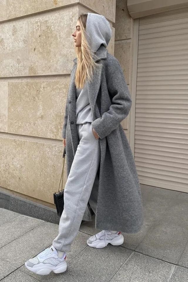 京东女卫衣新品外套（大衣+卫衣，时髦又保暖）(4)