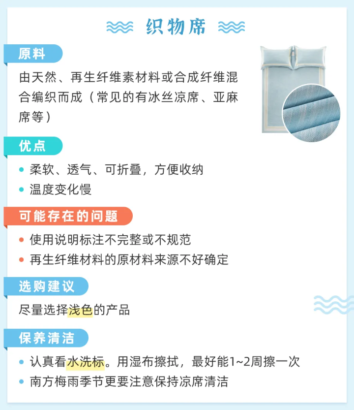 凉席什么材质的好（夏日哪种凉席最好用）(4)