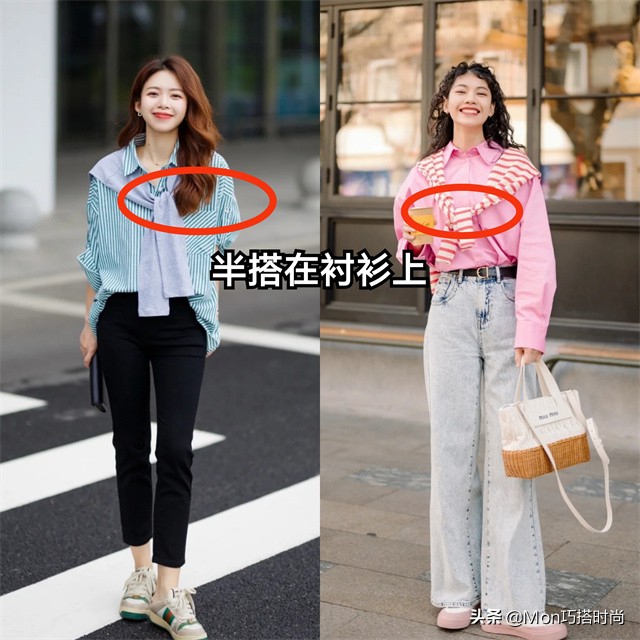 围巾搭配衣服颜色技巧（围巾配大衣的五种系法）(10)