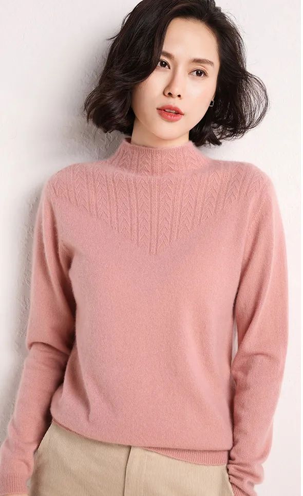 恒源祥女士羊毛衫新款（羊毛衫怎么穿比较好看）(17)