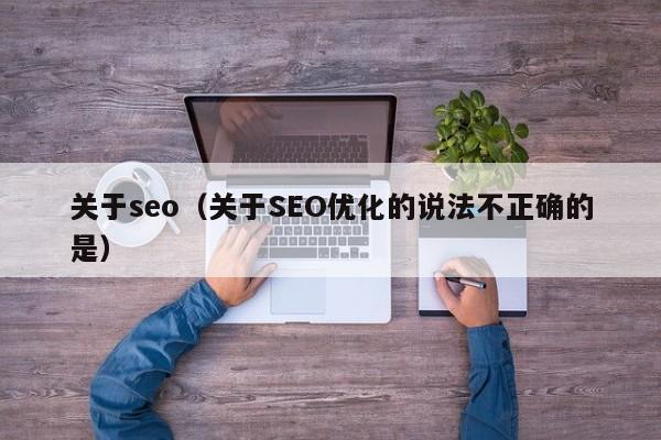 关于seo（关于SEO优化的说法不正确的是）